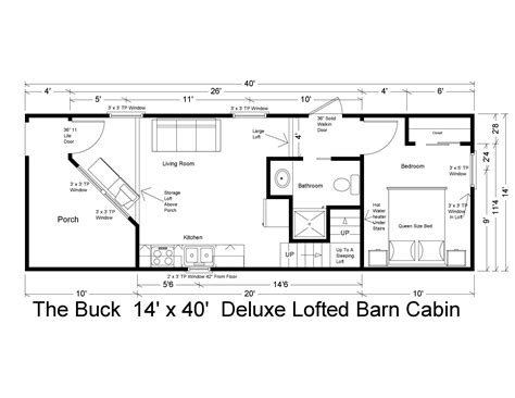 14x40 cabin floor plans - We can add more headroom to lofts, add your custom floor plan, add dormers and transom windows, and more! Want a custom building that's totally unique to you? ... Our custom cabins can be designed to make your dreams come true. top of page. Call: 314-226-7261. Home. Financing. ... The Meadow 14x40. THE MEADOW 8. THE MEADOW 12. THE MEADOW 1 ...